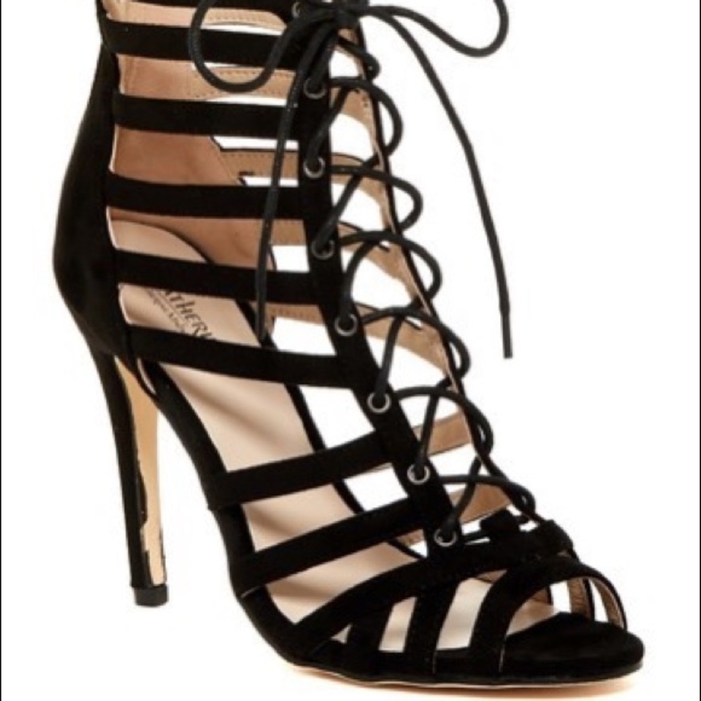 Catherine Malandrino Hancie Lace-up Heels